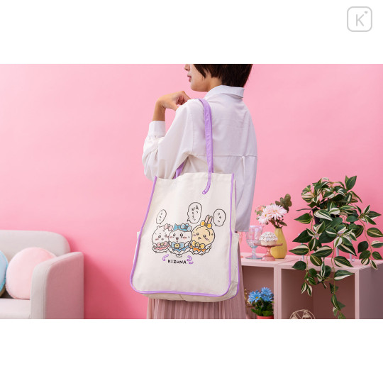 Japan Chiikawa Embroidered Tote Bag - Chiikawa & Hachiware & Usagi / Magical Chiikawa - 2