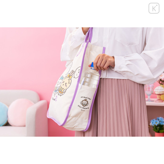 Japan Chiikawa Embroidered Tote Bag - Chiikawa & Hachiware & Usagi / Magical Chiikawa - 3