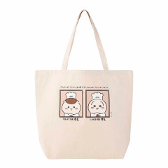 Japan Chiikawa Restaurant Large Tote Bag - Kurimanju & Usagi / Chef