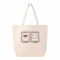 Japan Chiikawa Restaurant Large Tote Bag - Kurimanju & Usagi / Chef - 1