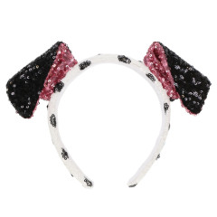 Japan Tokyo Disney Resort Glitter Headband - 101 Dalmatians / Sequin