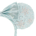 Japan Tokyo Disney Resort Glitter Headband - Minnie Mouse / Sequin Pale Blue Green - 3