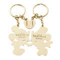 Japan Tokyo Disney Resort Metal Keychain Set - Mickey Mouse & Minnie Mouse / Kiss Love - 2