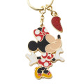 Japan Tokyo Disney Resort Metal Keychain Set - Mickey Mouse & Minnie Mouse / Kiss Love - 4