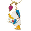 Japan Tokyo Disney Resort Metal Keychain Set - Daisy Duck & Donald Duck / Kiss Love - 3