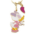 Japan Tokyo Disney Resort Metal Keychain Set - Daisy Duck & Donald Duck / Kiss Love - 4