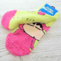 Japan Crayon Shin-chan Fluffy Socks - Shinnosuke Nohara / Choco Lime - 2