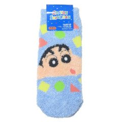 Japan Crayon Shin-chan Fluffy Socks - Shinnosuke Nohara / Blue