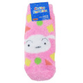 Japan Crayon Shin-chan Fluffy Socks - Shiro / Pink - 1