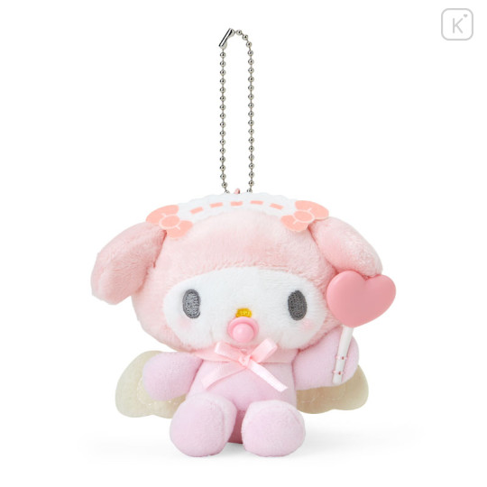 Japan Sanrio Original Mascot Holder - My Melody / Baby Angel Heart Cane - 1