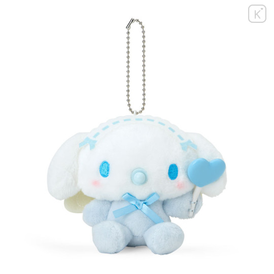 Japan Sanrio Original Mascot Holder - Cinnamoroll / Baby Angel Heart Cane - 1