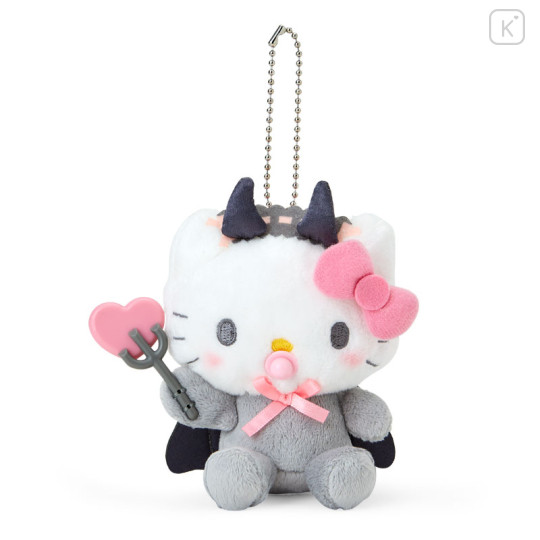 Japan Sanrio Original Mascot Holder - Hello Kitty / Baby Devil - 1