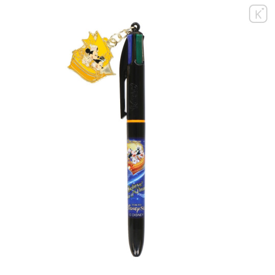 Japan Tokyo Disney Resort Bic 4 Color Multi Ballpoint Pen - Mickey Mouse & Minnie Mouse - 1