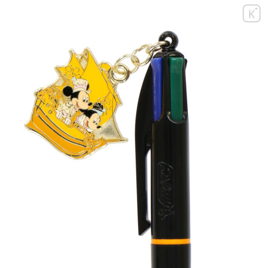 Japan Tokyo Disney Resort Bic 4 Color Multi Ballpoint Pen - Mickey Mouse & Minnie Mouse - 2