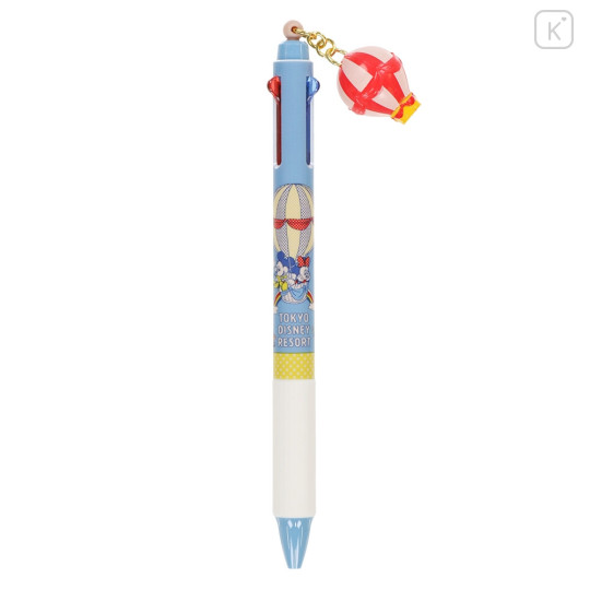 Japan Tokyo Disney Resort EnerGel 3 Color Multi Gel Pen - Mickey Mouse & Minnie Mouse - 1