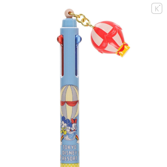 Japan Tokyo Disney Resort EnerGel 3 Color Multi Gel Pen - Mickey Mouse & Minnie Mouse - 4
