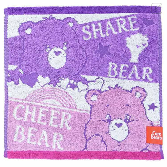 Japan Care Bears Wash Towel - Share Bear & Cheer Bear - 1