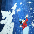 Japan Disney Face Towel - Mickey Mouse / Magician - 2