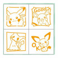 Japan Pokemon Mini Stamp Set - Mimikyu & Pichu & Pikachu - 2