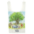 Japan Disney Eco Shopping Bag & Mascot Plush - Winnie the Pooh / Friends in Forest - 2