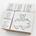 Japan Disney Wooden Stamp Chop - Pooh / Face - 3