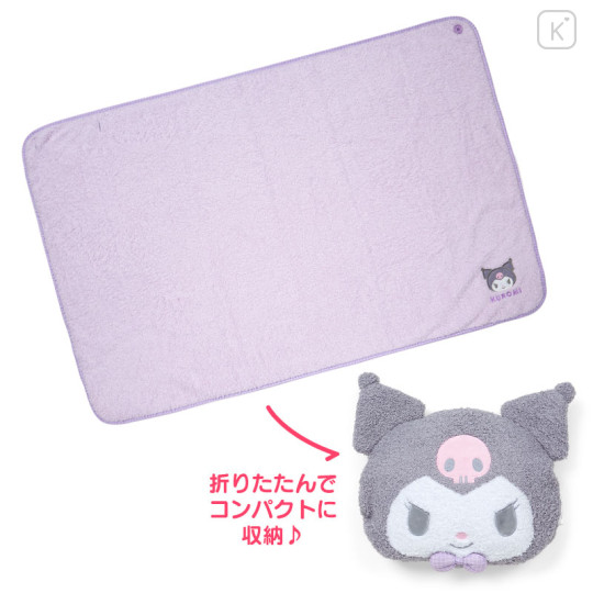 Japan Sanrio Original 3way Blanket - Kuromi / Warm Room - 1