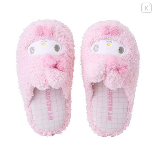 Japan Sanrio Original Kids Face Slippers - My Melody / Warm Room - 2