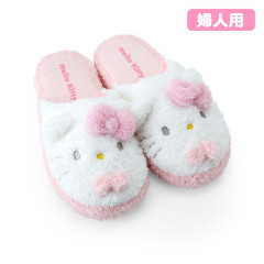 Japan Sanrio Original Face Slippers - Hello Kitty / Warm Room