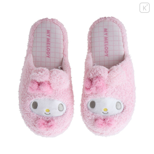 Japan Sanrio Original Face Slippers - My Melody / Warm Room - 2