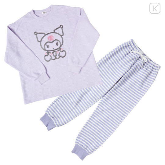 Japan Sanrio Original Quilt Room Wear - Kuromi / Warm Room - 1