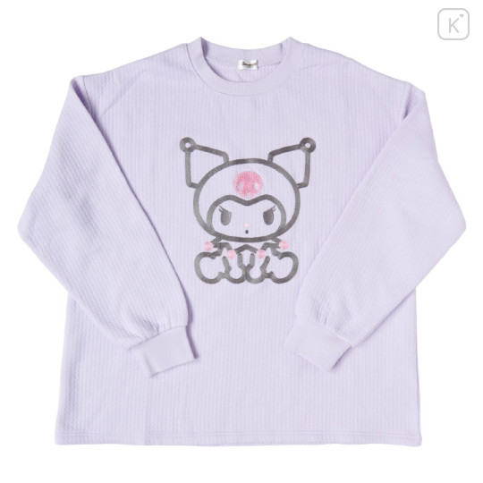 Japan Sanrio Original Quilt Room Wear - Kuromi / Warm Room - 2