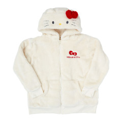 Japan Sanrio Original Zip Up Hoodie - Hello Kitty / Warm Room