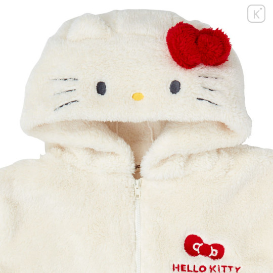 Japan Sanrio Original Zip Up Hoodie - Hello Kitty : Warm Room - 2