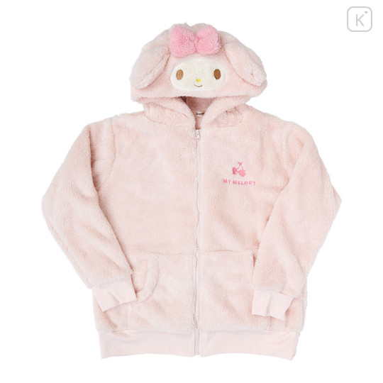 Japan Sanrio Original Zip Up Hoodie - My Melody : Warm Room - 1