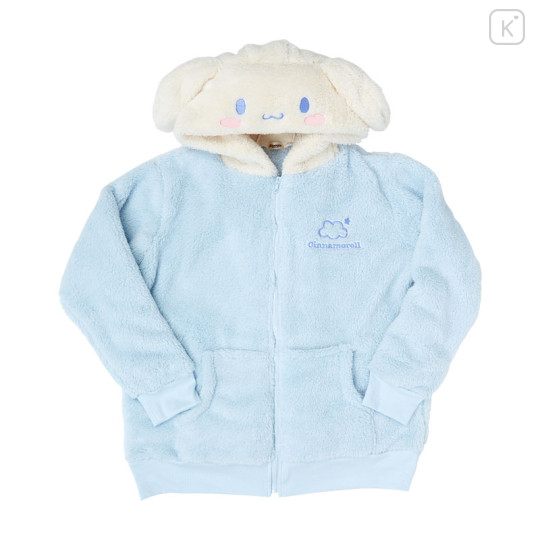 Japan Sanrio Original Zip Up Hoodie - Cinnamoroll / Warm Room - 1