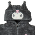 Japan Sanrio Original Zip Up Hoodie - Kuromi : Warm Room - 2