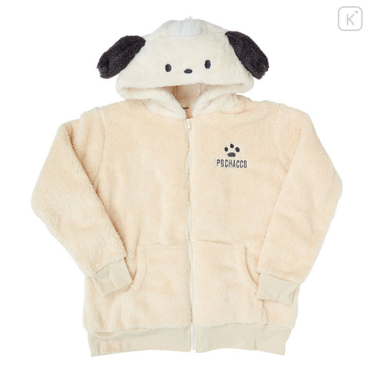 Japan Sanrio Original Zip Up Hoodie - Pochacco / Warm Room - 1