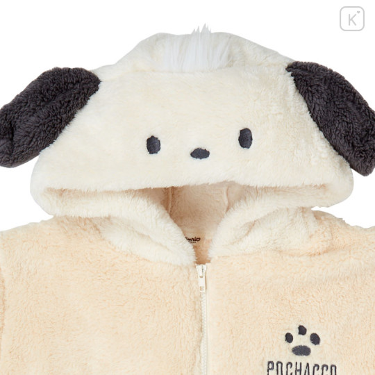 Japan Sanrio Original Zip Up Hoodie - Pochacco / Warm Room - 2