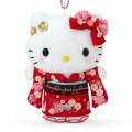 Japan Sanrio Original Mascot Holder - Hello Kitty / Kimono - 2