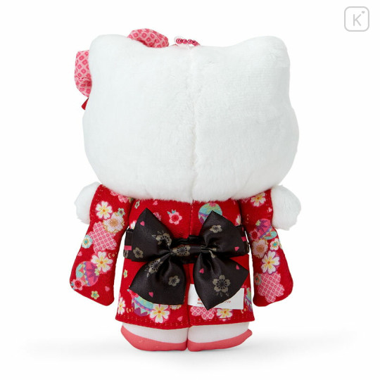 Japan Sanrio Original Mascot Holder - Hello Kitty / Kimono - 3