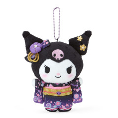 Japan Sanrio Original Mascot Holder - Kuromi / Kimono