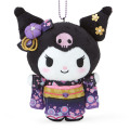 Japan Sanrio Original Mascot Holder - Kuromi / Kimono - 2