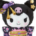 Japan Sanrio Original Plush Toy - Kuromi / Kimono - 3