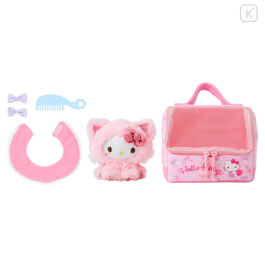 Japan Sanrio Original Cuddle Plush Toy Care Set - Hello Kitty : Kitten - 2