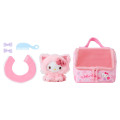 Japan Sanrio Cuddle Plush Toy Care Set - Hello Kitty / Kitten - 2