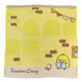 Japan San-X Mini Towel Jacquard Handkerchief - Rilakkuma / Kiiroitori Diary - 1