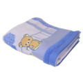 Japan San-X Jacquard Face Towel - Kiiroitori & Rilakkuma / Star Night - 3