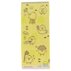 Japan San-X Jacquard Face Towel - Rilakkuma / Kiiroitori Dairy