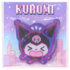 Japan Sanrio Lenticular Sticker - Kuromi / KUROMIfy the World Pixel Art Crying