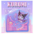 Japan Sanrio Lenticular Sticker - Kuromi / KUROMIfy the World Pixel Art Baku Flying - 1